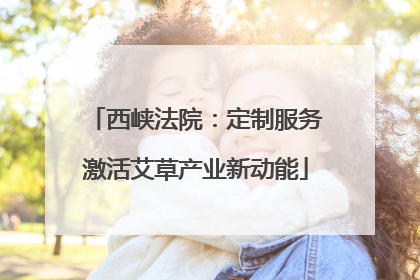 西峡法院：定制服务激活艾草产业新动能
