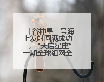 谷神星一号海上发射圆满成功，“天启星座”一期全球组网全面完成