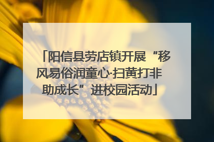 阳信县劳店镇开展“移风易俗润童心·扫黄打非助成长”进校园活动