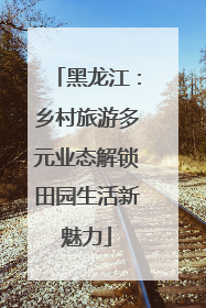 黑龙江：乡村旅游多元业态解锁田园生活新魅力