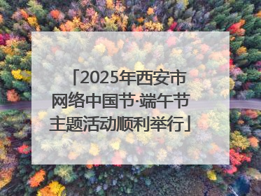 2025年西安市网络中国节·端午节主题活动顺利举行