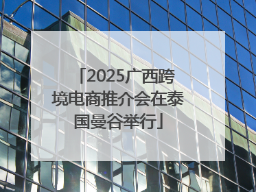 2025广西跨境电商推介会在泰国曼谷举行