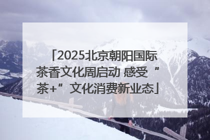 2025北京朝阳国际茶香文化周启动 感受“茶+”文化消费新业态
