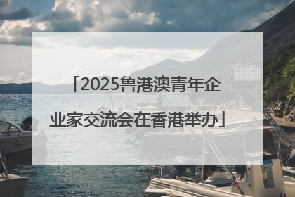 2025鲁港澳青年企业家交流会在香港举办